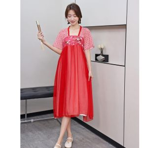 ECLAIRE 003 Dress Midi Hanfu Crinkle Cotton Sparkle Silk Imlek CNY Lunar Etnis Chinese Import gxoos