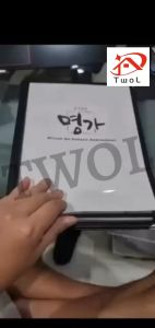 TWOL  Menu Cover Cook Book Transparent Holder 1/2/3/4/6/8/10 Page A4 Size Restaurant Cafe Bar Coffee Shop Store
