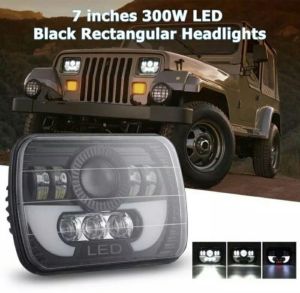LAMPU DAYMAKER LED ORIGINAL KOTAK 7 INCH JEEP FEROZA L200 TAFT - LED