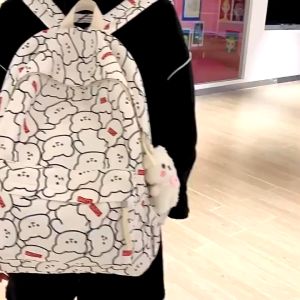 Balo đi học balo nữ gấu dâu đẹp hàn quốc đựng vừa laptop15.6 inch MSP110