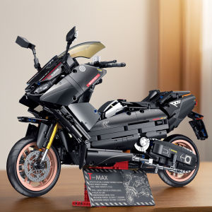 1282pcs Technical Super Speed T-MAX Motorcycle Building Blocks Creative 1:5 YAMA Motorbike Model Bricks Toys For Kids Boy Gifts