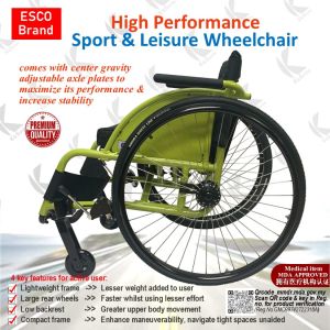 Sport & Leisure Wheelchair/High Performance Wheelchair/Stylish wheelchair