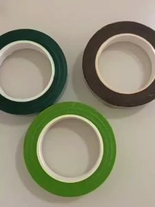 H&L COD#3 Rolls 1/2 Inch Floral Tapes Florist Wraps for Bouquet Stem and Flowers Making Craft Projects (30 Yards Dark Green)