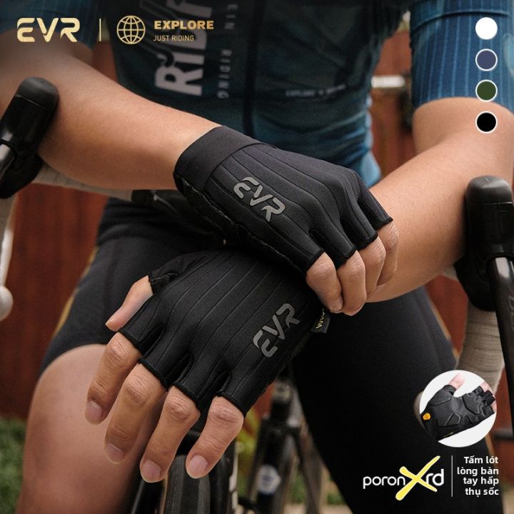 evr | Găng tay đạp xe EVR Unisex Găng tay đạp xe chống sốc nửa ngón ...