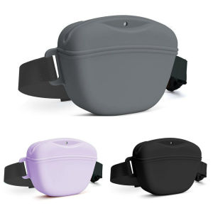 Pet Feeding Bag Outdoor Training Dog Food pocket Silicone Dog Treat Pouch with Waist Belt Pet Snack Pouch Walking Dog Waist Bag