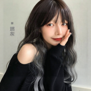 PINGJIAOXIONG | Sweet and Cute Realistic Long Curly Wig