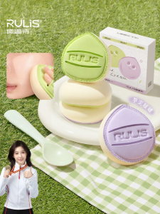 RULIS | Ultra-Soft Non-Absorbing Wet & Dry Makeup Artist Liquid Foundation Powder Puff