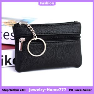 PU Leather Diamond Coin Purse Mini Zipper Short Wallet Coin Card Storage Bag Card Holder Wallet