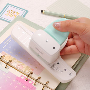 3-hole Circular punch/5-hole square punch,handcrafted toolsDIY binding supplies and binding for notebooks and diaries
