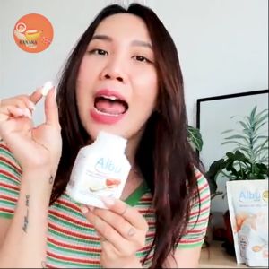 สินค้าใหม่หมดอายุอีก 2ปี ไข่ขาวผง อัลบูควิก ขนาด 1000กรัม Albumin โปรตีนจากไข่ขาวอัลบูมิน Albu Quik (กลิ่นวนิลา ธรรมชาติ) เก็บเงินปลายทาง