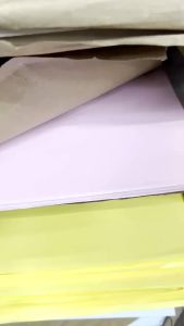 กระดาษการ์ดสี กระดาษชาร์ท สีพาสเทล กระดาษรองบอร์ด แผ่นใหญ่ ขนาด 54x79.5 ซม.110 แกรม (1 ชุด/ 4 แผ่น) | KKNT