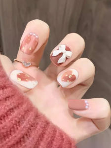 GANGHOU | Wearable Nails White-Enhancing Butterfly Nails Stickers