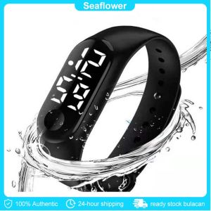 30M Waterproof Touch Screen Sport Watch M4 M5 Led Bracelet Watch Luminous Transparent Mens and Women