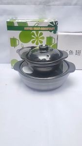 Nồi đất đỉnh cạn 7 inch nắp kiếng loại 1 nồi nấu mì cay nồi đât kho quẹt 5 inch nắp đất