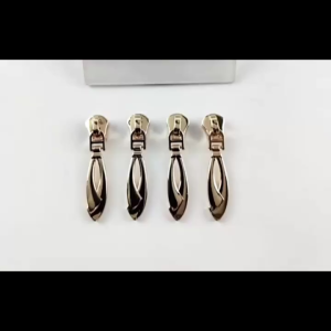 Set 5 đầu khóa kéo răng 5 đầu khóa kéo kim loại không gỉ đầu khóa kéo cho quần áo balo túi xách