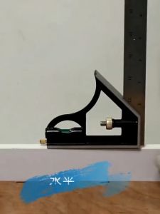 Penggaris Siku L Waterpass Kombinasi Square Kalibrasi Sudut Geser Serbaguna Alat Ukur Tukang