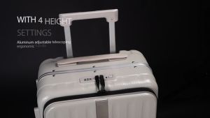 HANKE H9861 Top Load TSA Lock 20 inch - Koper Anti Pecah Silent Wheel