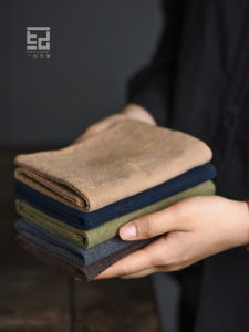 Khăn Treo Trà Dày Thấm Hút Bằng Vải Lanh Cotton Phong Cách Trung Hoa Khăn Quấn Bàn Trà Khăn Quấn Bàn Khăn Quấn Bàn Ăn