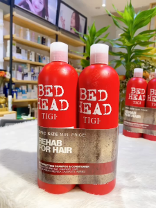 Bộ Dầu Gội Xả Phục hồi hư tổn siêu mượt Tigi Đỏ Resurrection 970ml - Mẫu mới 2021 Cam Kết Chính Hãng