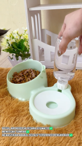 FOCAT Tempat Makan & Minum Hewan Peliharaan M70 Pet Feeder 2IN1 Otomatis Kucing Anjing