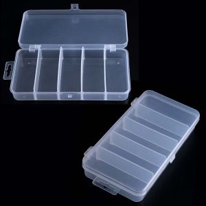 3 Kích Thước Trong Suốt 5 Lưới Câu Cá Hộp Bảo Quản Mồi Phụ Kiện Người Tổ Chức Chất Liệu PP Dụng Cụ Câu Cá