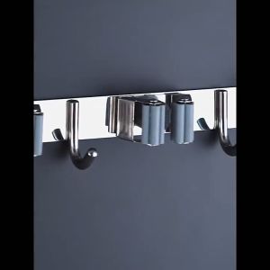 Smartchoice Gantungan sapu pel with hook stainless 304/Broom clip with hook 304