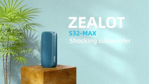 Zealot | Loa Bluetooth Di Động ZEALOT-S32MAX 20W Chống Nước IPX5 Hỗ Trợ Ghép Nối Kép RGB BT5.2 Âm Trầm Mạnh Mẽ Âm Thanh Nổi Dùng Cho Gia Đình