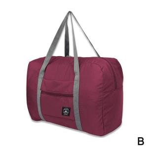 1pcs Foldable Travel Duffel Bag Portable Multi-function Large Capacity Waterproof Business Bags Single Shoulder Hand Luggage Bag