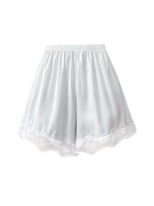High Waist Lace Hollow out A-Line Skirt Womens Midi Skirt Floral Design Milk Soup Color Tagkita Brand Commute Style Long Skirt