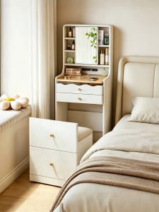 ZUNTONGGE | Vintage Cream Style Dressing Table