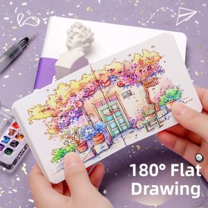YUANHAO | Thick 300g Fine Texture Portable Sketchbook 32k Square