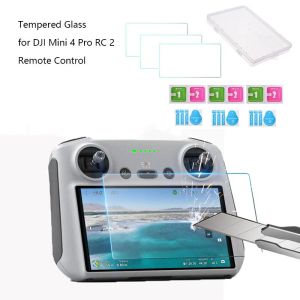 Tempered Glass for DJI Mini 4 Pro RC 2 Remote Control Screen Protector for DJI Mini4 Pro RC2 Anti-scratch Film Glass Accessories