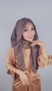 [ NEW ] Hijab Instan Zara model Tiara Ceruty Plus Inner - Jilbab Seruti kelas Premium Exclusive Nonnetedy