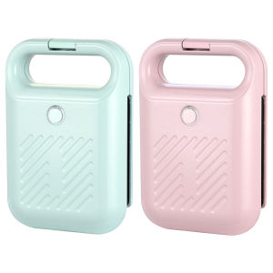 Electric Sandwich Maker Panini Press with Non-Stick Coating Home Toaster Portable Egg Omelette Pan for Home Kitchen