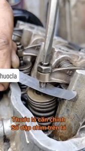 Thước lá chỉnh cò xupap Thước lá căn chỉnh khe hở xupap