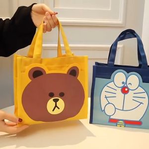 Waterproof Cartoon Lunch Bag Tote Bag Tuition Bag Lunch Box Bag School Bag Beg Makanan Beg Tuisyen