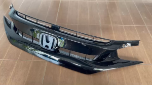 หน้ากระจัง HONDA CIVIC FK ปี2020-2021 HATCHBACK แท้ศูนย์ (สำหรับตัว MC) (แบบ ดำเงา RS)