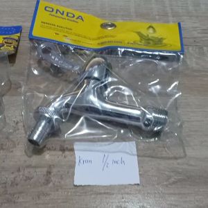 KRAN AIR CLS 02 / KRAN ONDA 1/2" dan 3/4" CHROME kran TEMBOK