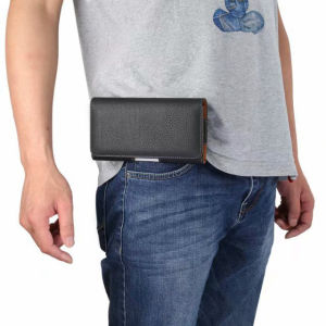 Mens Waist Bag Phone Pouch Leather Belt Insertion Business Casual Style Synthetic Interior New Fashion Summer PU Material