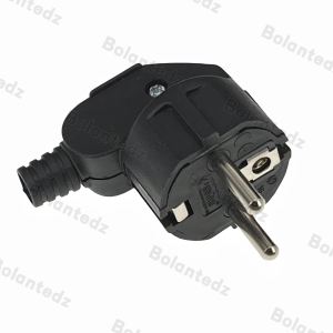 Bolantedz EU Plug Adapter 16A Male Replacement Outlet Rewireable Schuko Electeic Socket Euro Connector For Power Extension Cable