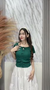 BRIEE FASHION EVIE: Crop Top Wanita Korea & Desain Modern