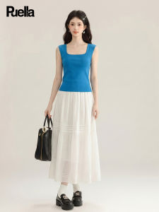 puella | Casual Pure Temptation Sleeveless Knit Top Skirt Set