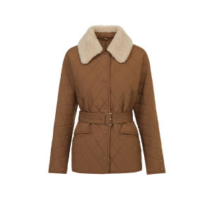 LANCY FROM 25 | Detachable Fur Collar Camel Wool Retro Fashion Coat
