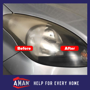 KILAT 125ML Car Headlamp Restorer Headlamp Polish Renew Headlamp Plastic Cover Retreading Car Care Headlight Coating Wax Headlight Repair Kit Motorcycle Headlight Polish Acrylic Plastic Restore Car Care Mengilat Lampu Kereta Polish Lampu Motosikal