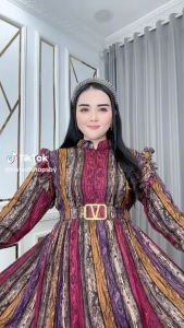 Gamis Wanita Katun Rayon Xita Free Belt Pakaian Harian Adem Busui Standar & Jumbo
