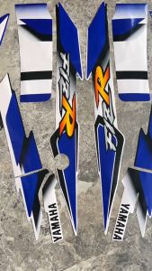 STRIPING STICKER Yamaha F1ZR fizr fiz r f1 zr 2000 2001 Putih Biru list body standar Variasi Fullset