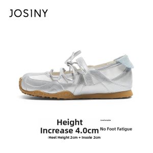 Josiny | Height Increasing Thick Sole Mary Jane Shoes 4cm