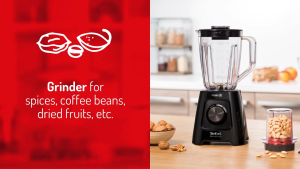 Tefal Blender Blendforce w/Grinder Chopper & Spatula - BL4291