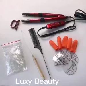 500pcs Hair Extensions rings Heat Shrink Tubes Without adhesive invisible hair extension 2.5*10mm Fusion Hair Accessories tools