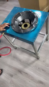 JD JINDIN High pressure gas stove Stainless Steel Heavy Duty Gas Stove With stand Suitable for all kitchens